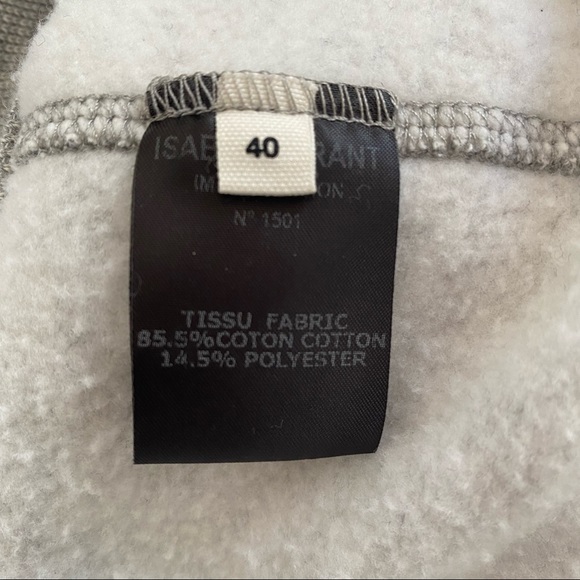NEW isabel marant etoile heather grey Belden sweatshirt - Picture 8 of 10